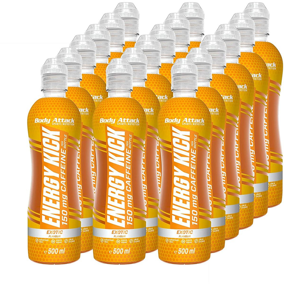 Body Attack | Energy Kick Drink (18x500ml), inkl Pfand