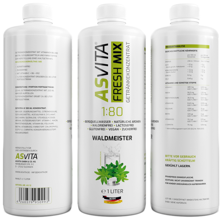 ASVita | Fresh Mix Mineralgetränk - 1000ml