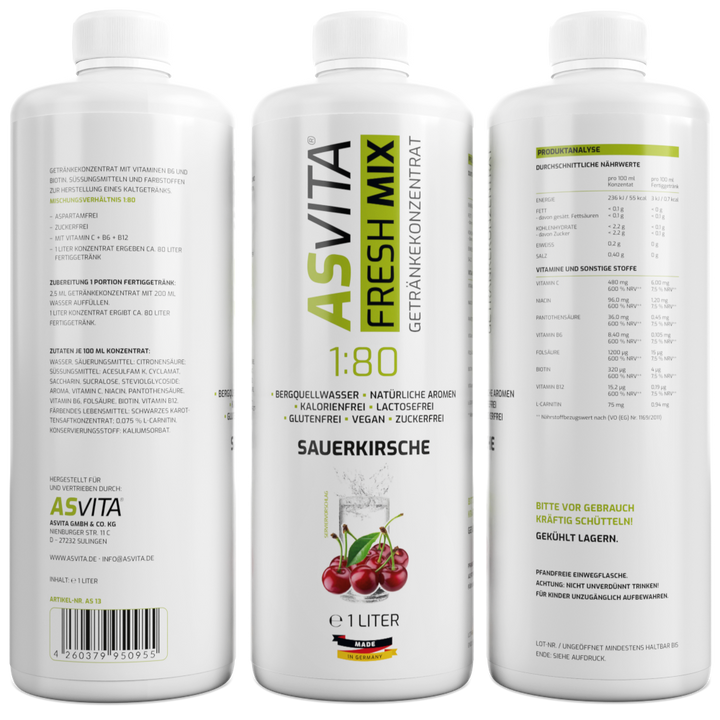 ASVita | Fresh Mix Mineralgetränk - 1000ml