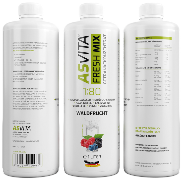 ASVita | Fresh Mix Mineralgetränk - 1000ml