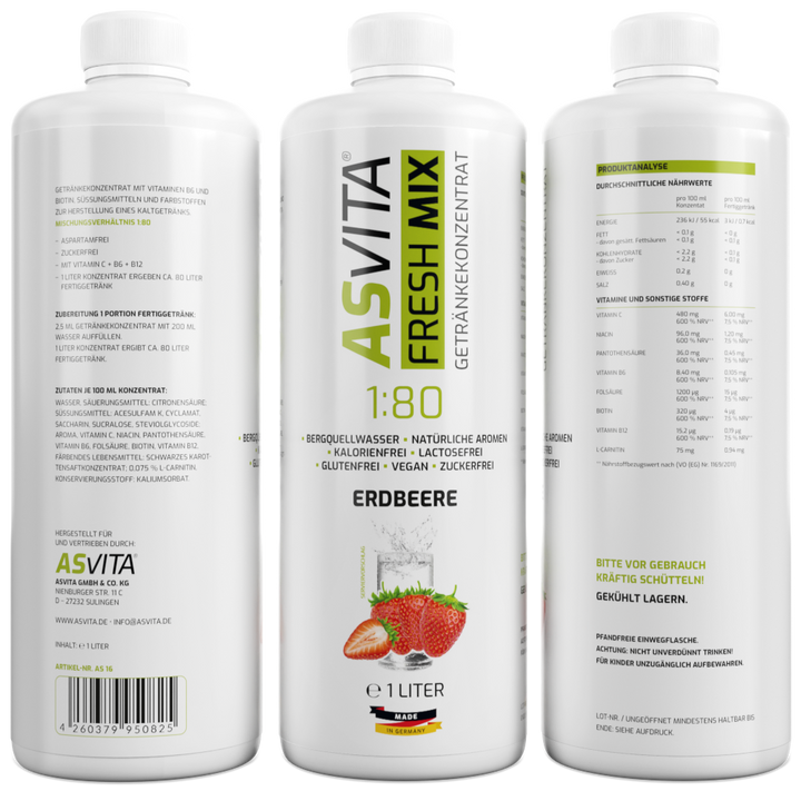 ASVita | Fresh Mix Mineralgetränk - 1000ml