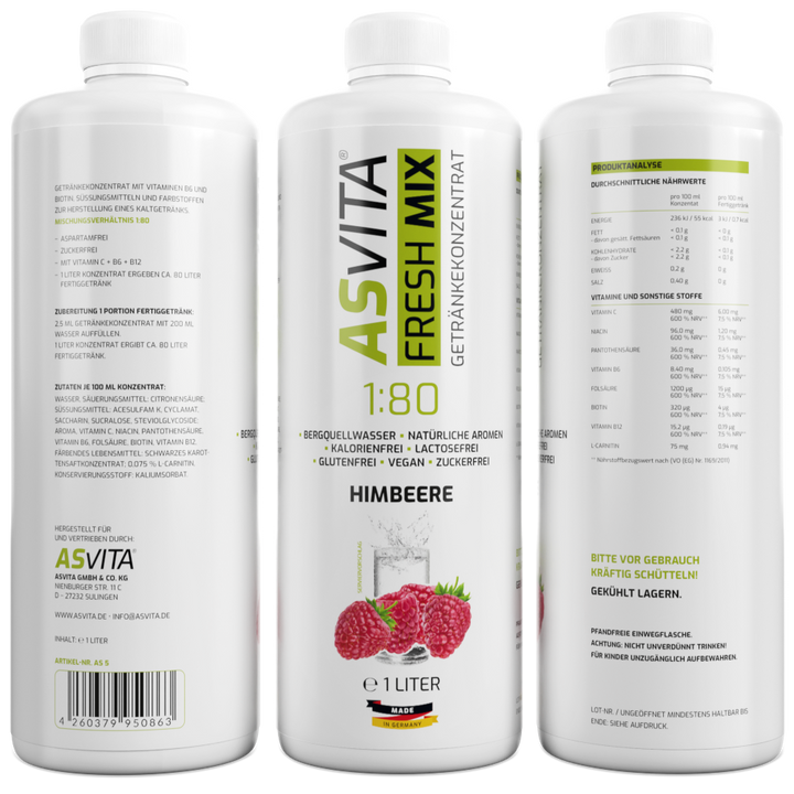 ASVita | Fresh Mix Mineralgetränk - 1000ml