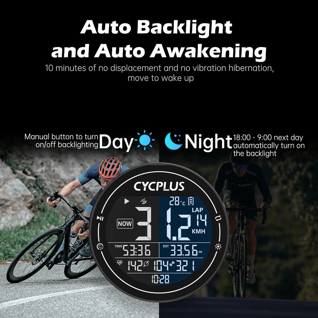 CYCPLUS M2 Bike GPS Computer – Wireless, ANT+, Bluetooth 5.0, wasserdicht, für Rennrad & MTB