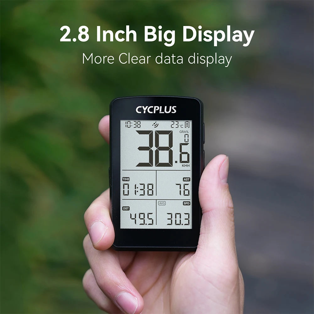 CYCPLUS M3 Bike GPS Computer – 2,8″ Display, Multi-GNSS, 100h Akku