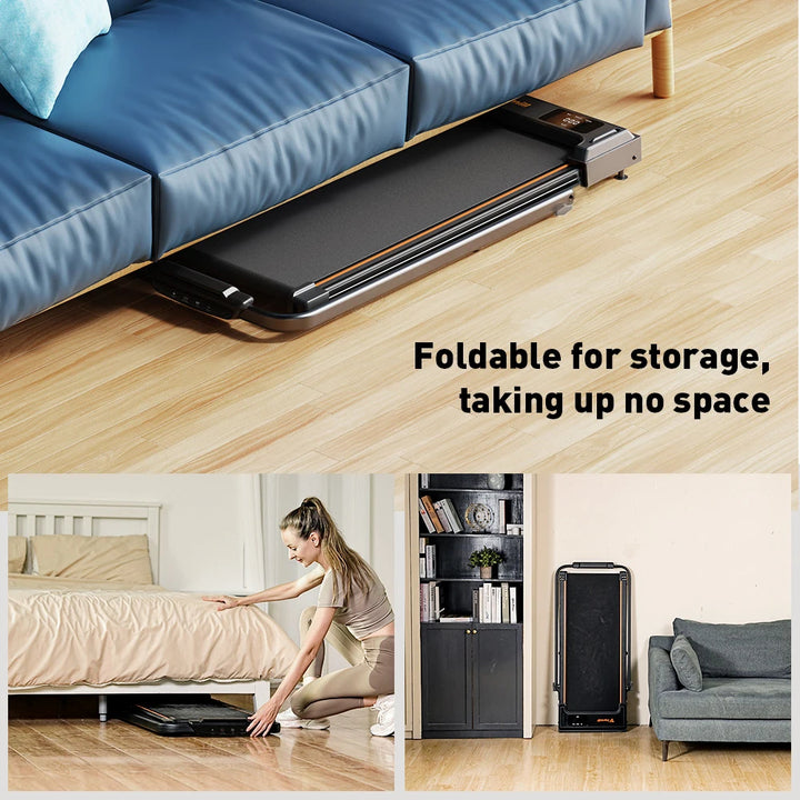 FORMILL - 2-in-1 Fitness-Laufband – installationfrei, Walking & Jogging