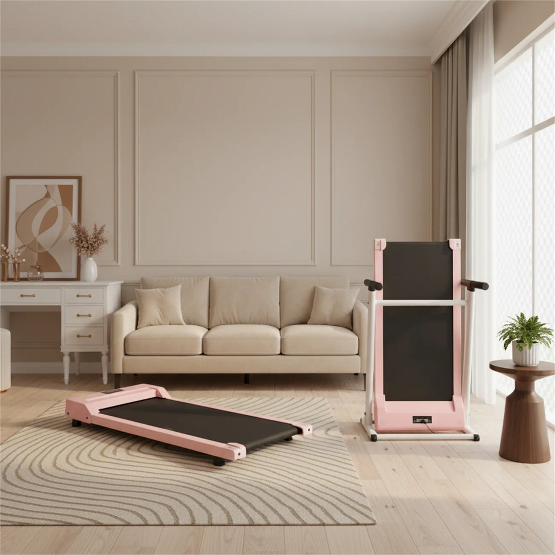 Pink Electric Treadmill – Elektrisches Walking- & Laufband für Zuhause