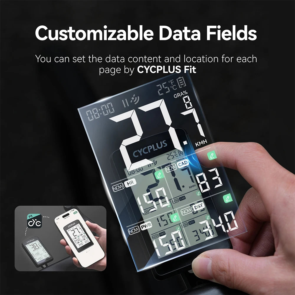 CYCPLUS M3 Bike GPS Computer – 2,8″ Display, Multi-GNSS, 100h Akku