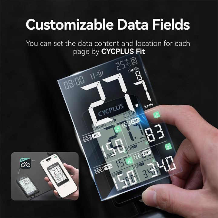CYCPLUS M3 Bike GPS Computer – 2,8″ Display, Multi-GNSS, 100h Akku