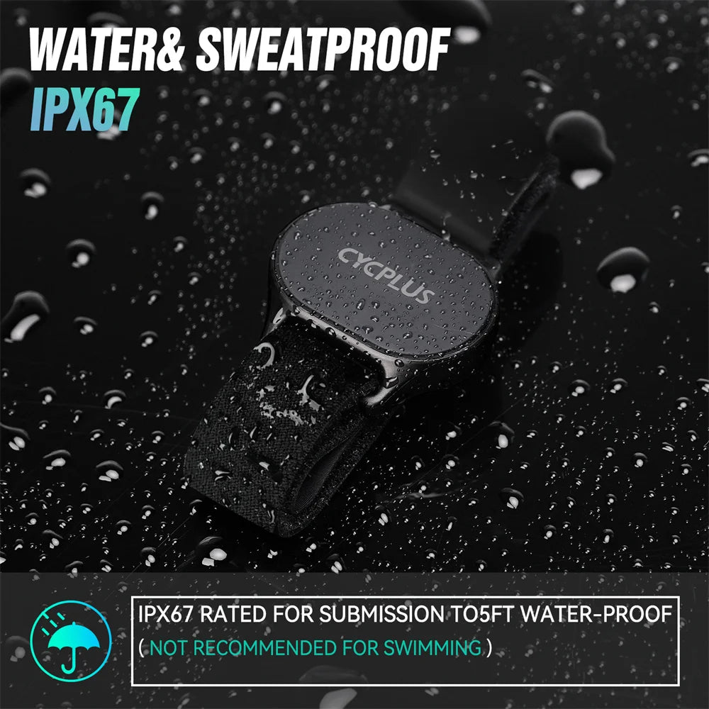 CYCPLUS H1 Herzfrequenz-Armband – Wireless ANT+ & Bluetooth für Rad & Fitness