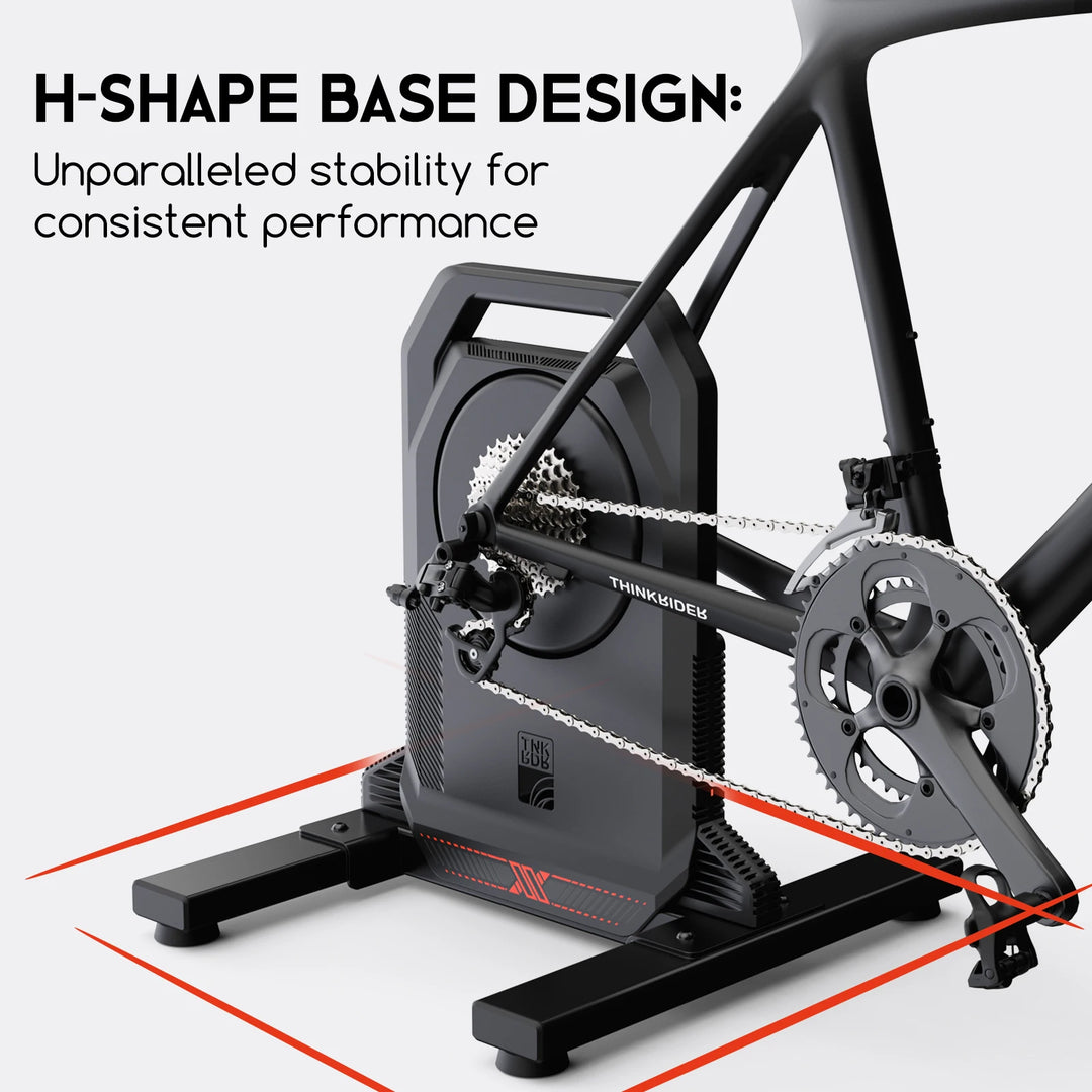 ThinkRider XXPRO Direct Drive Smart Bike Trainer – 2500 W Indoor Rollentrainer mit ANT+ & Bluetooth
