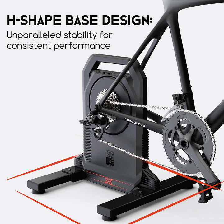 ThinkRider XXPRO Direct Drive Smart Bike Trainer – 2500 W Indoor Rollentrainer mit ANT+ & Bluetooth