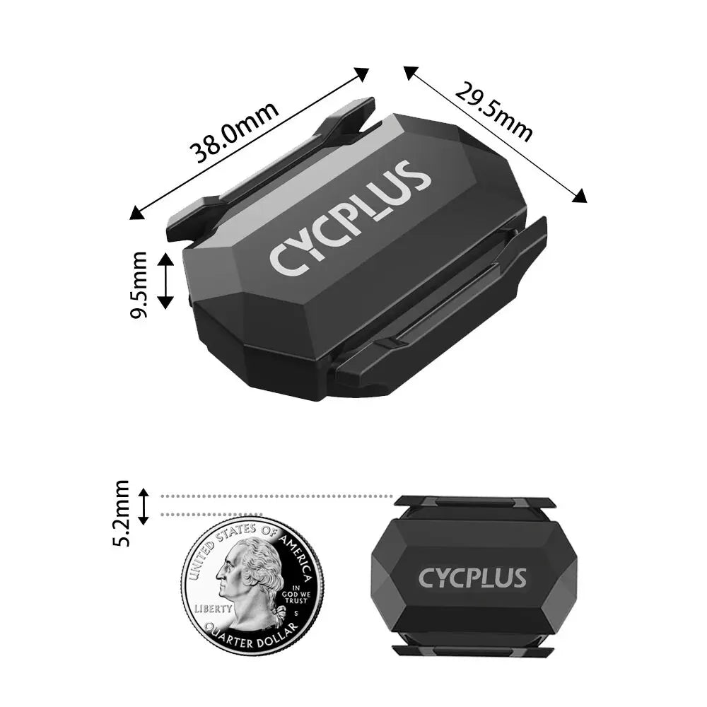 CYCPLUS Geschwindigkeits- & Trittfrequenzsensor (2er Pack) – ANT+ & Bluetooth