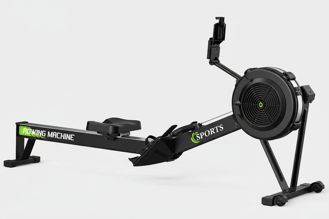 Air Rowing Machine – Rudergerät mit Luftwiderstand, Bluetooth Monitor & 160 kg Belastbarkeit