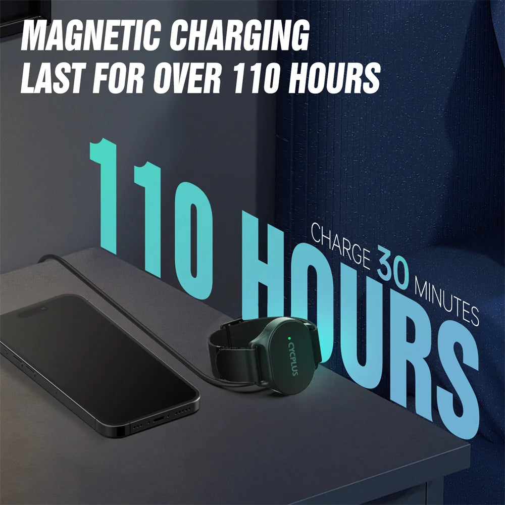 CYCPLUS H1 Herzfrequenz-Armband – Wireless ANT+ & Bluetooth für Rad & Fitness