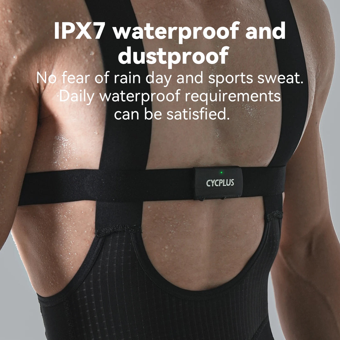 CYCPLUS H2 Herzfrequenz-Brustgurt – ANT+ & Bluetooth Puls-Sensor