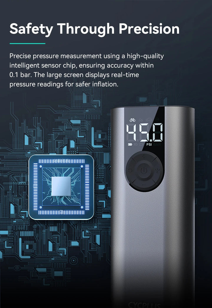 CYCPLUS A8 Air Compressor Electric Bicycle Pump for Car Inflator High Pressure Bike Accessories for Mtb Motorcycle Tyre Ball
