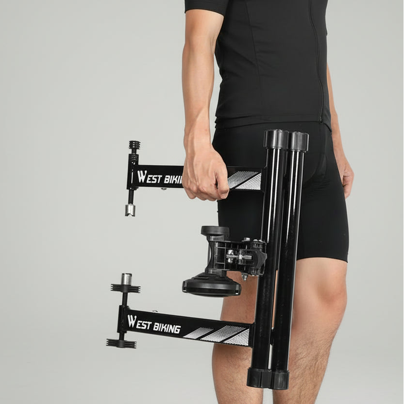 WEST BIKING Magnetischer Rollentrainer – Indoor Cycling Heimtrainer für Einsteiger