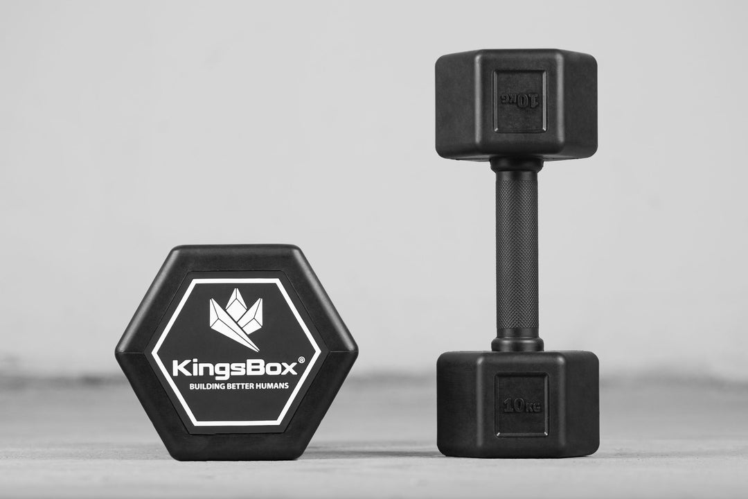 Kingsbox | Rubber Grip Dumbbells