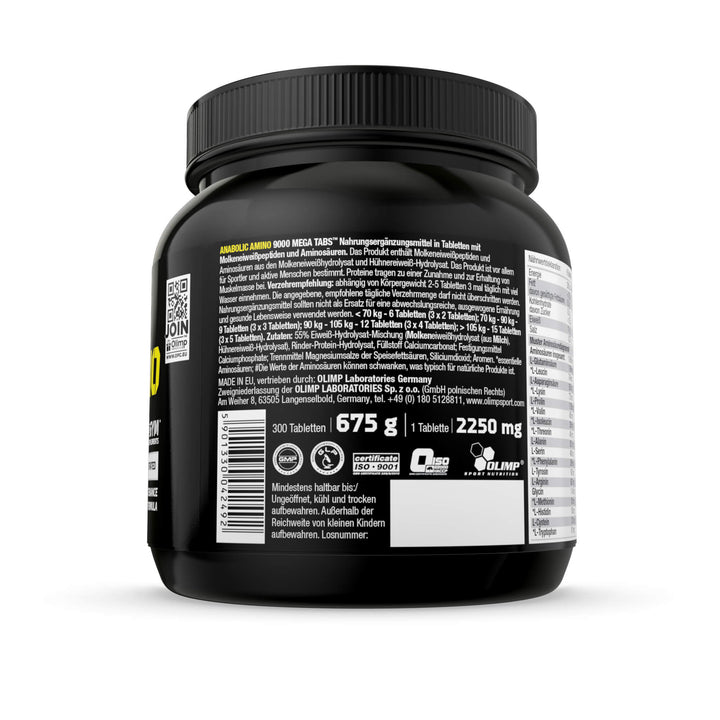 Olimp | Anabolic Amino 9000 Mega Tabs - 300 Tabletten