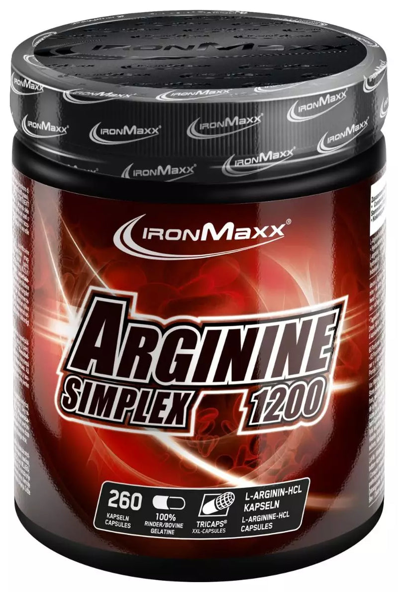 IronMaxx | Arginin Simplex 1200 - 260 Kapseln