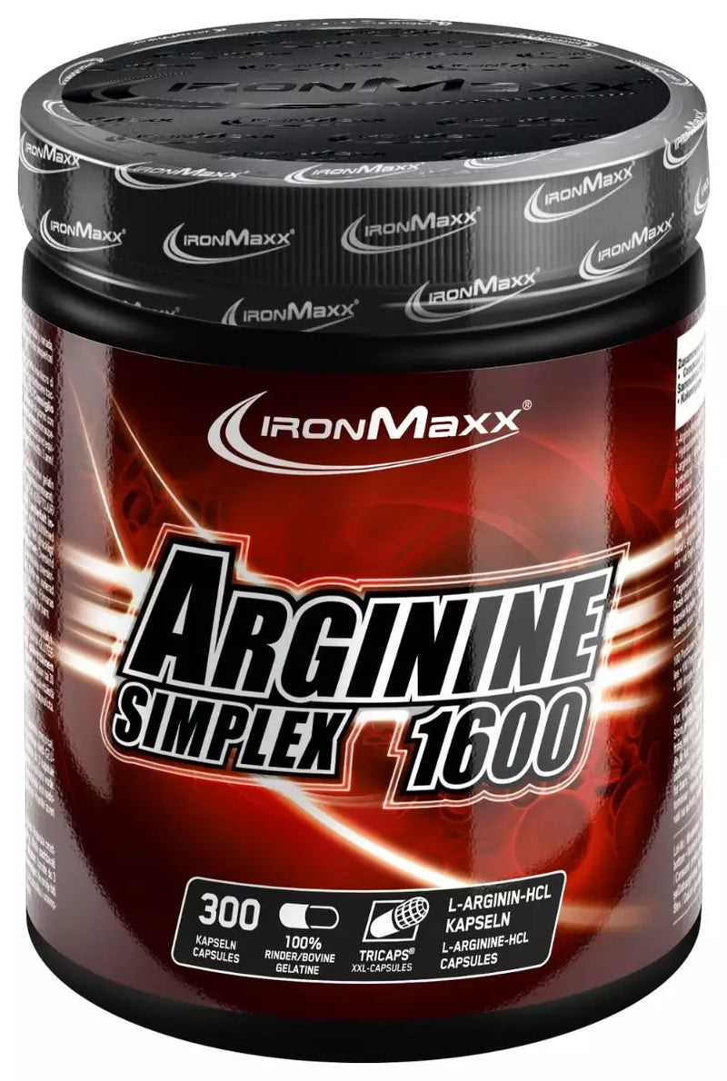 IronMaxx | Arginin Simplex 1600 - 300 Kapseln