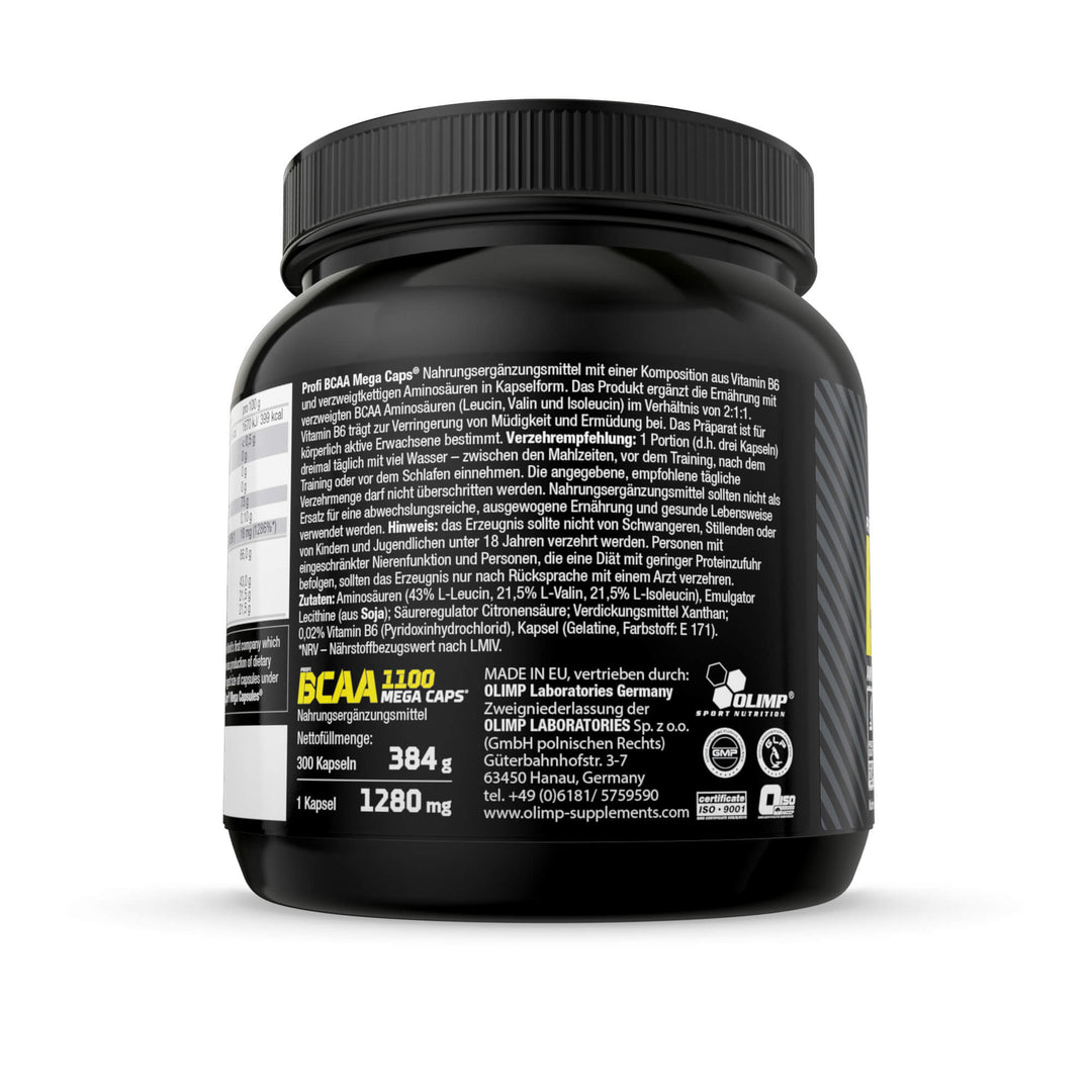 Olimp | BCAA 1100 Mega Caps  - 300 Kapseln