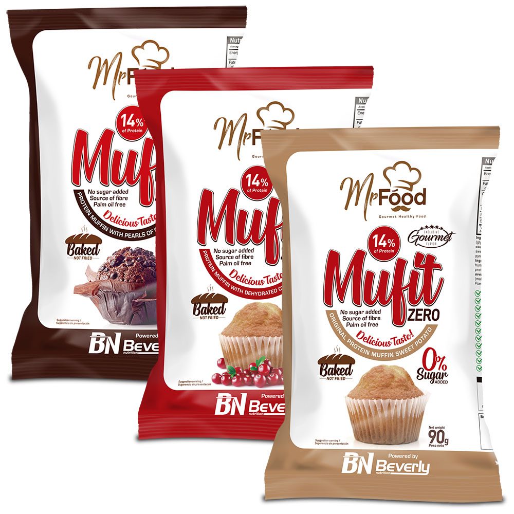 Beverly Nutrition | Mufit 24 Stück (12 Pack à 2x90g)