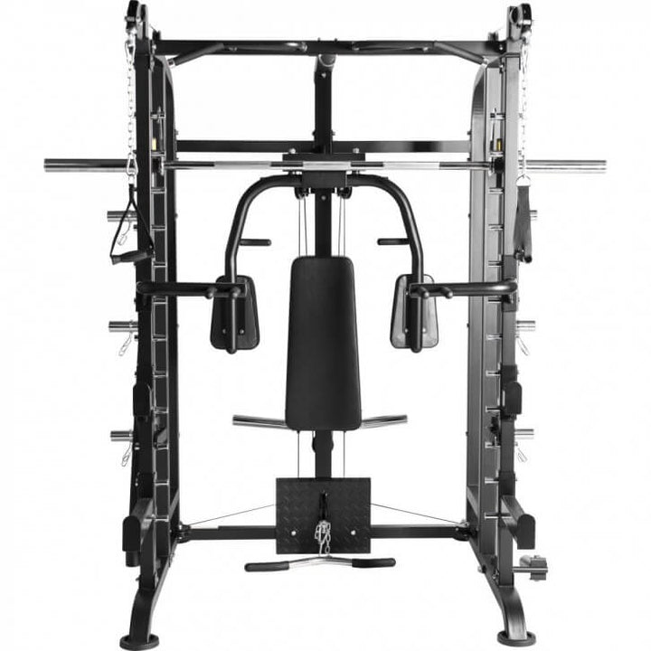 Gorilla Sports | Extended Multifunction Smith Machine in schwarz