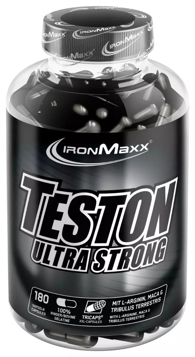 IronMaxx | Teston Ultra Strong - 180 Kapseln