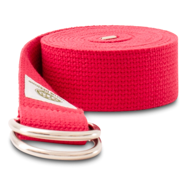 Lotus Works | Yogagurt Baumwolle, in rot