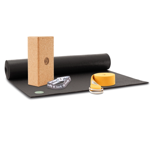 Lotus Works | Yogamatten Set - Studio Premium 4,5mm, in schwarz
