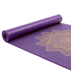 Bodynova | Yogamatte Mandala Premium 4,5mm, 183x60cm, in lila