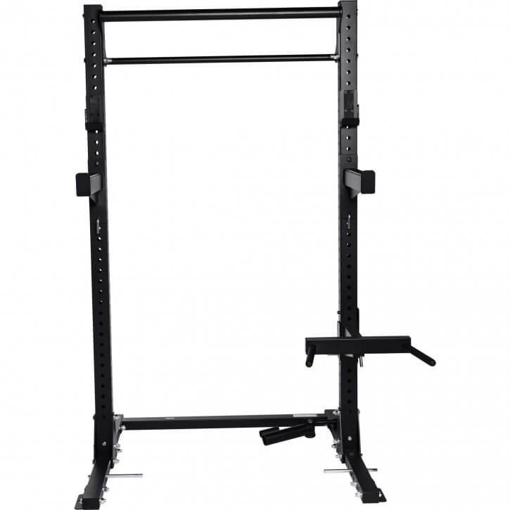 Gorilla Sports | Multifunctional Squat Rack in Schwarz