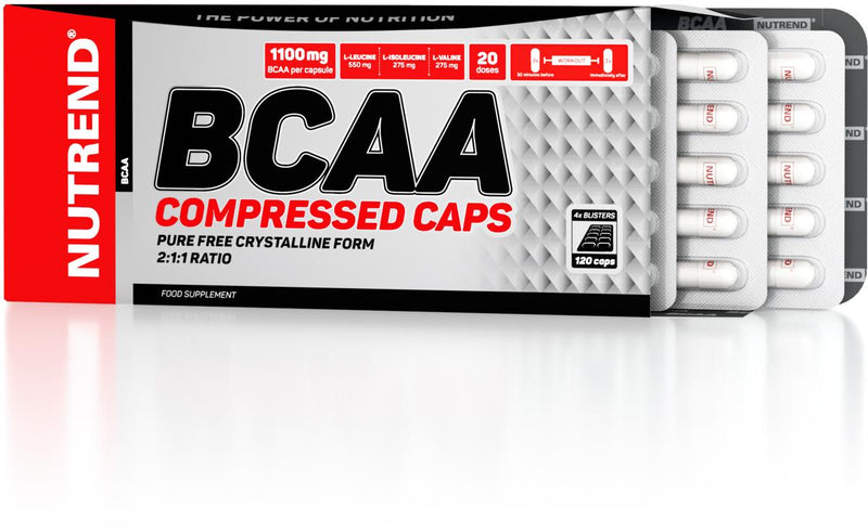 Nutrend | BCAA Compressed Kapseln - 120 Kapseln