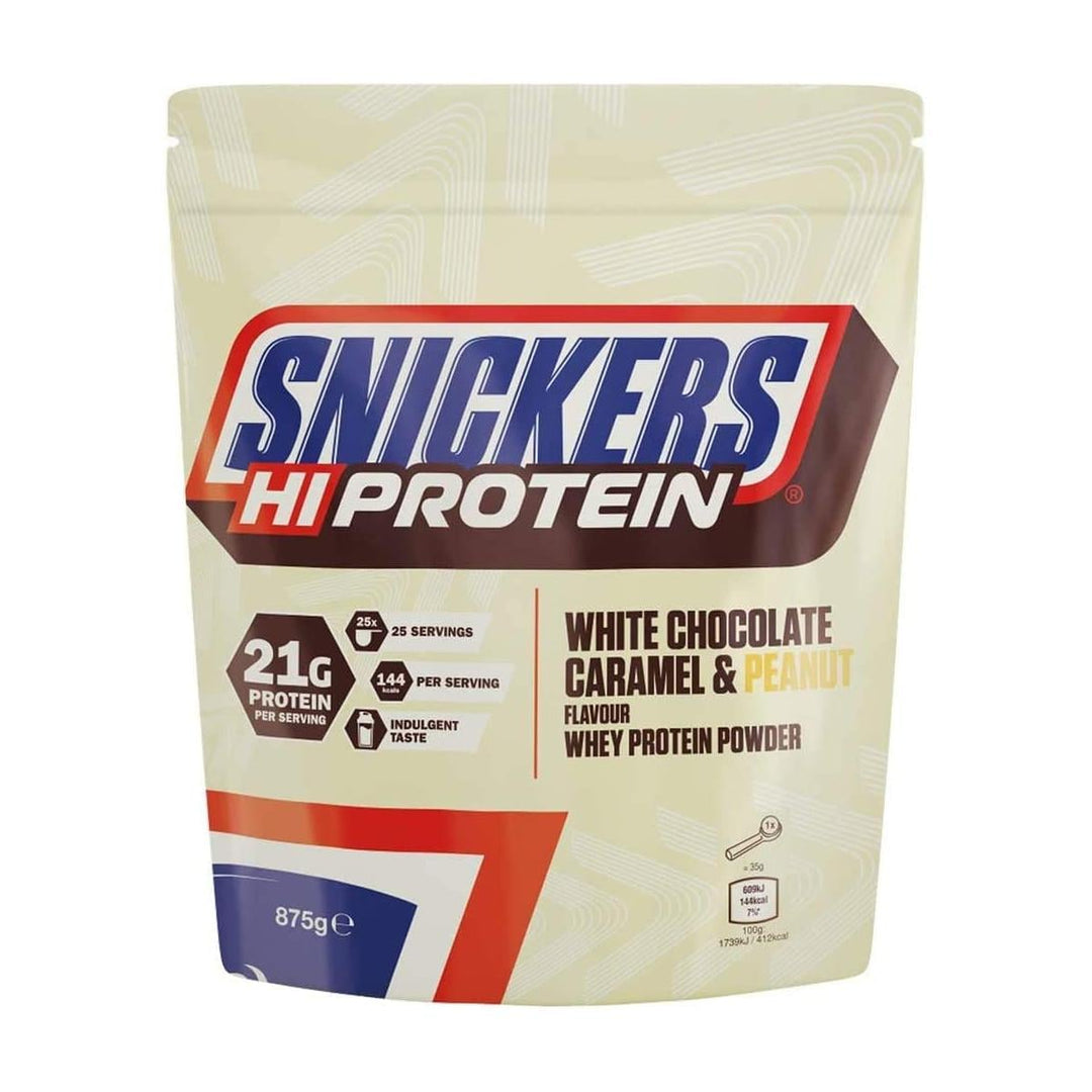 Snickers | HI Protein - 875g, White Choc. Caramel & Peanut