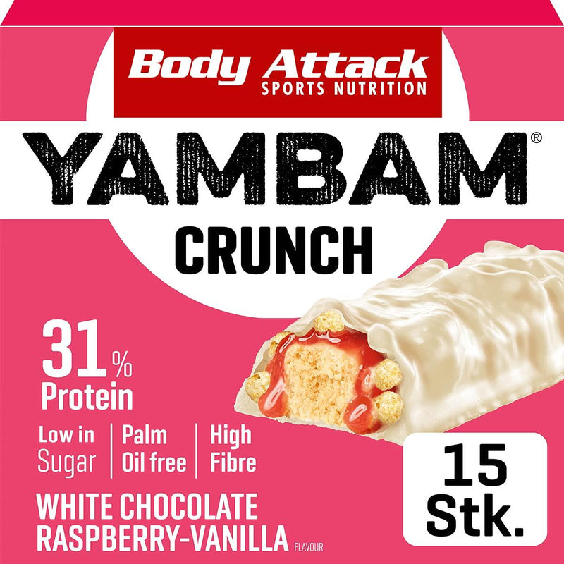 Body Attack | YAMBAM CRUNCH Protein Riegel (15x55g)