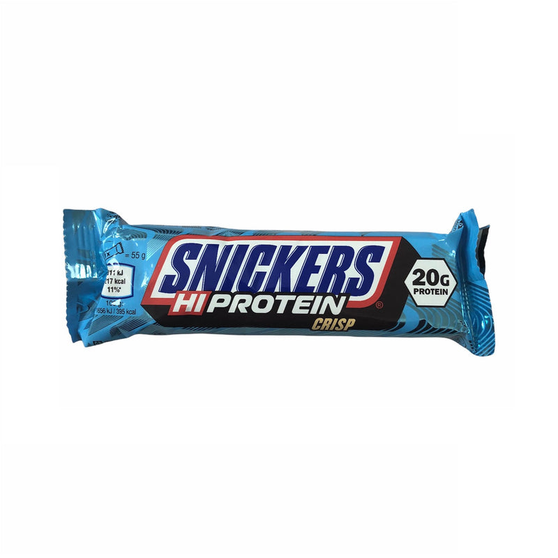 Snickers | HI Protein Crisp Bar (12x55g), Milk Chocolate