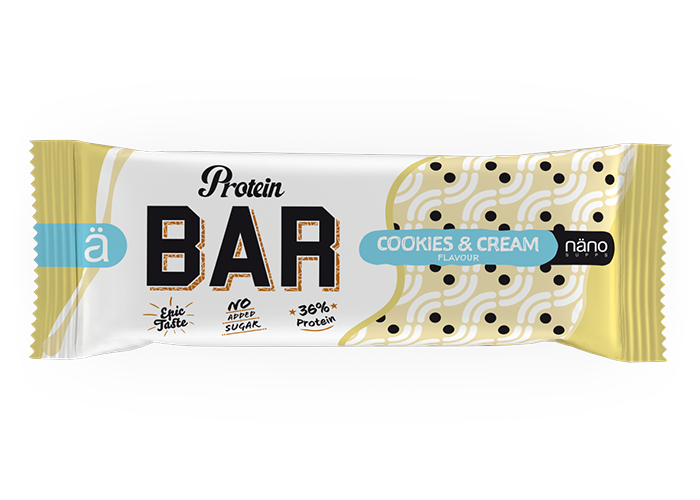 Nano Supps | Protein Bar 15x55g Cookies& Cream