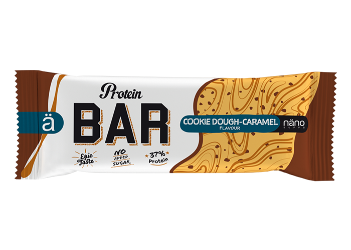 Nano Supps | Protein Bar 15x55g Cookie-Dough-Caramel