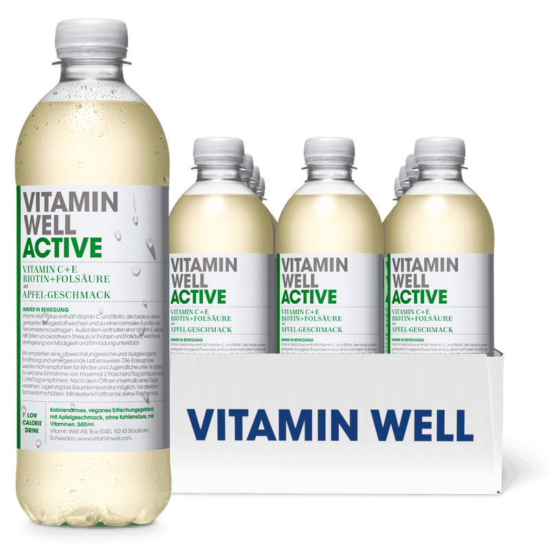 Vitamin Well | Drink Active (12x500ml), inkl. Pfand