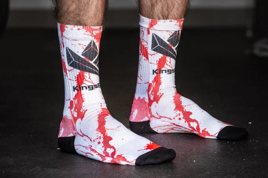 KINGSBOX SOCKS - BLOOD