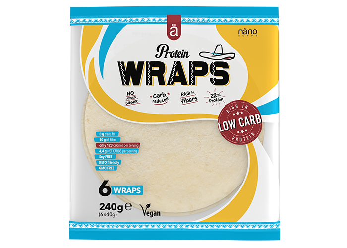 Nano Supps | Protein Wraps 1x240g EINZELN