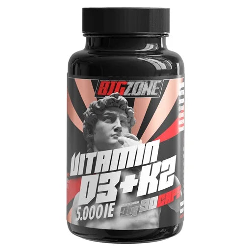 Big Zone Vitamin D3 + K2 9 Kapseln