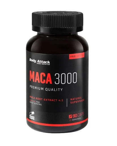 Body Attack Maca 3 - 9 Caps