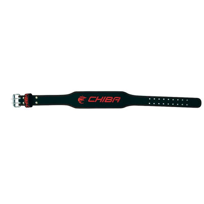 Chiba - 481 - Ledergürtel schwarz/rot XXL