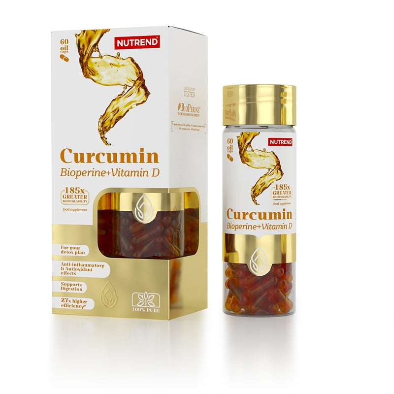 Nutrend | Curcumin + Bioperine + Vitamin D - 60 Kapseln