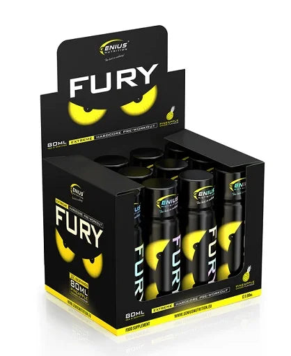 Genius Nutrition - Fury Extreme Shot (12x8ml) - Pineapple