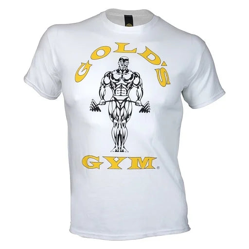 Golds Gym - Shirt CSPT17 - weiß/gelb