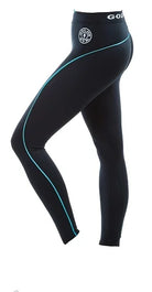 Gold´s Gym Ladies Long Tight Pants - Schwarz/Türkis