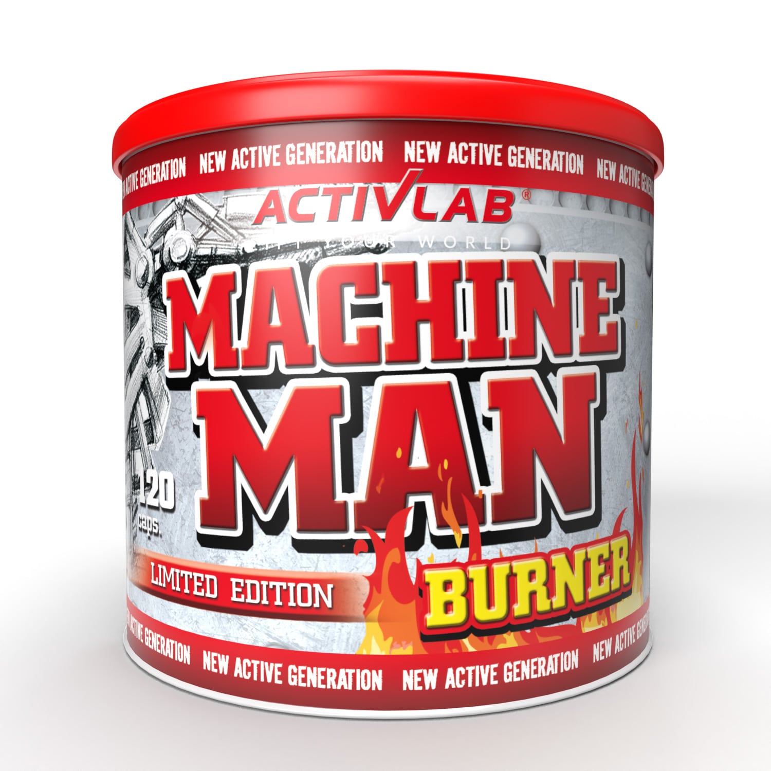 Activlab Machine Man Burner LIMITED EDITION 12 Kapseln